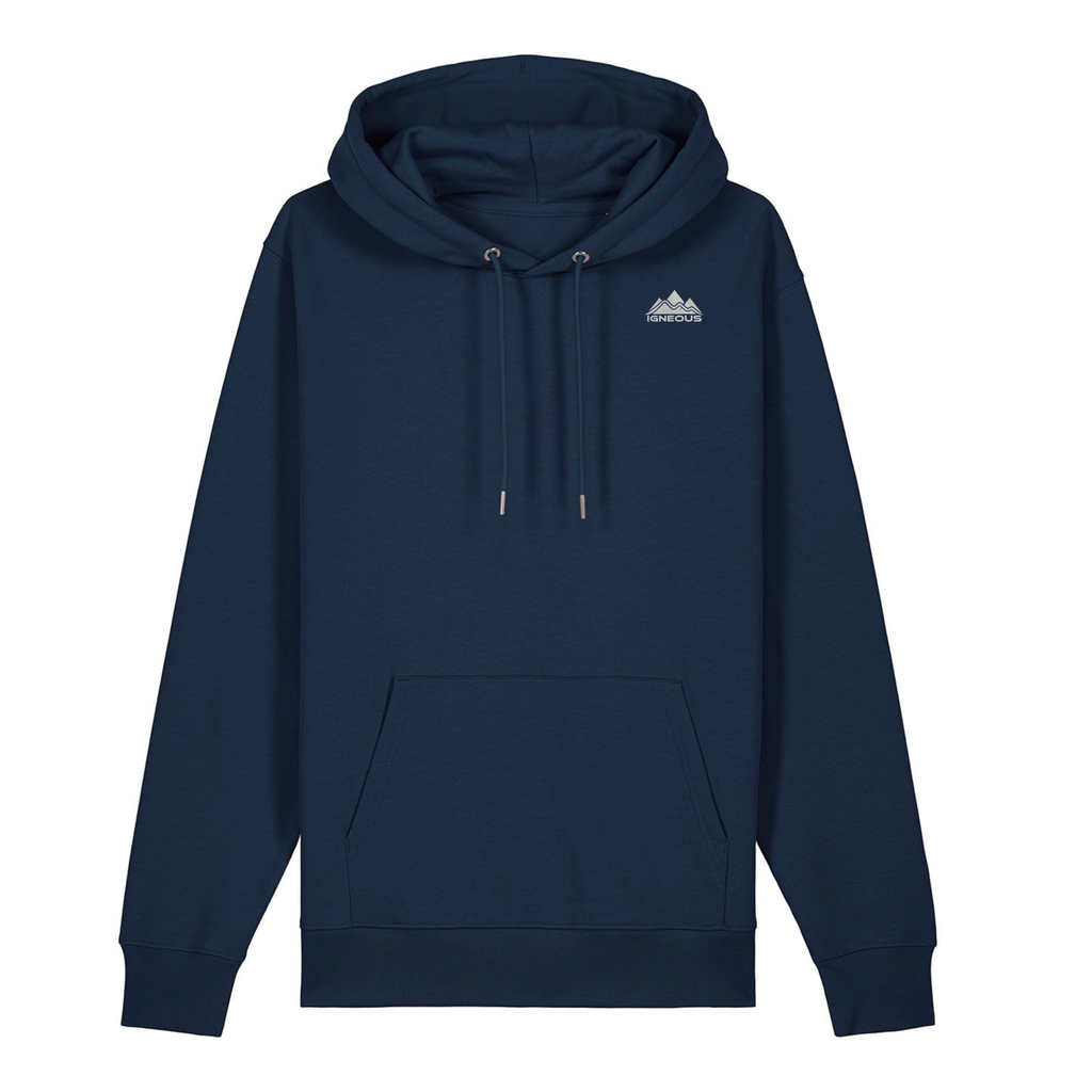 Mens IGNEOUS Core Collection French navy tracksuit organic cotton