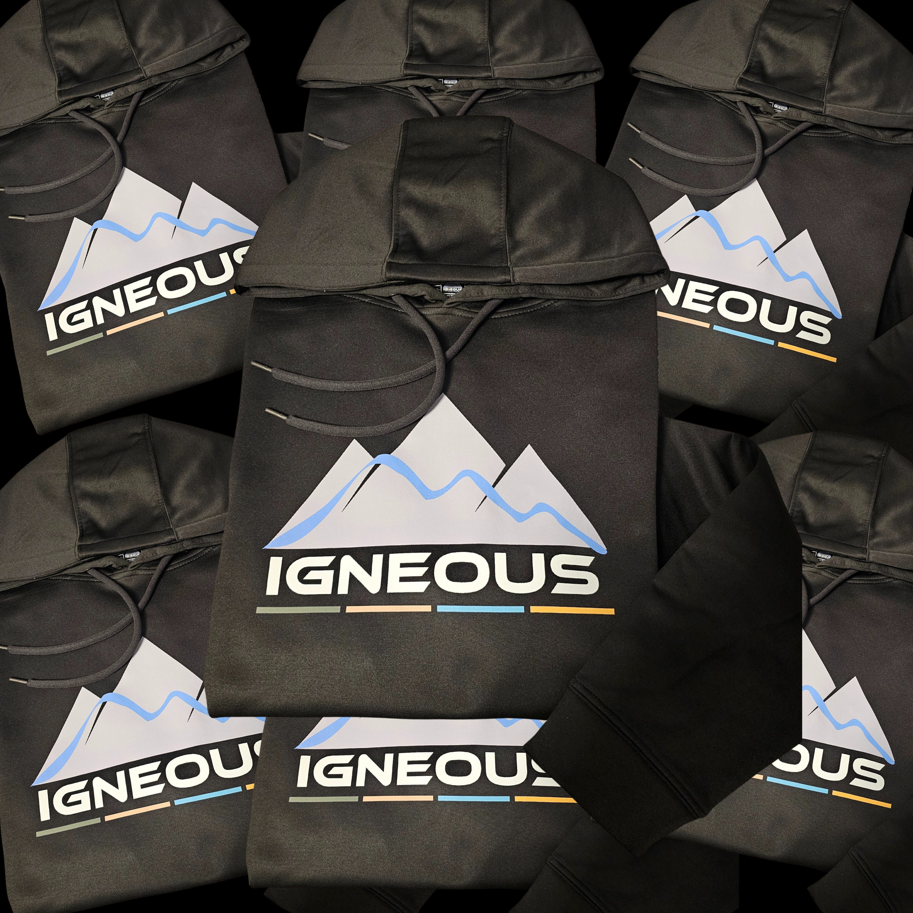 IGNEOUS sports HOODIE black