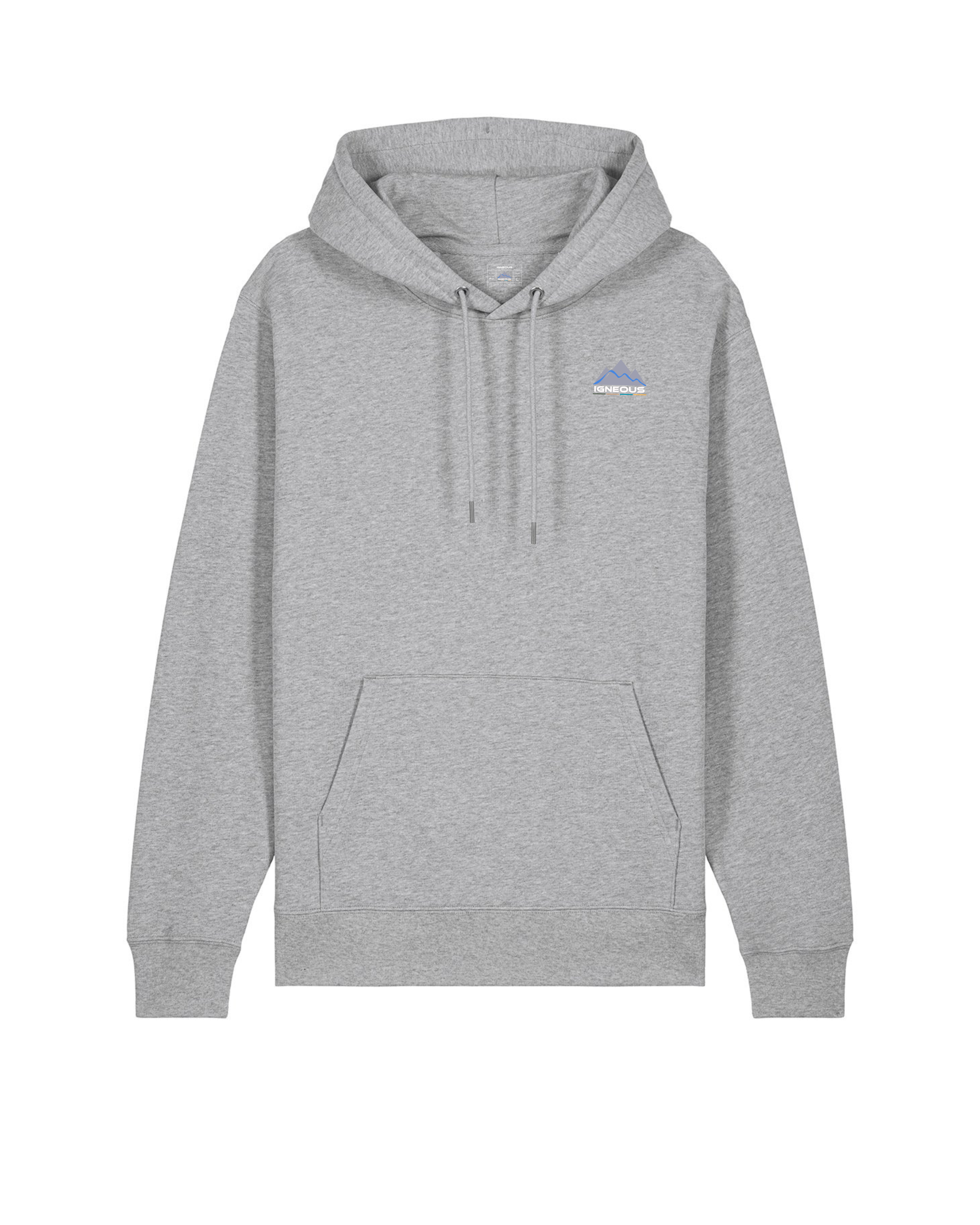 Igneous Core Collection heather grey tracksuit organic cotton