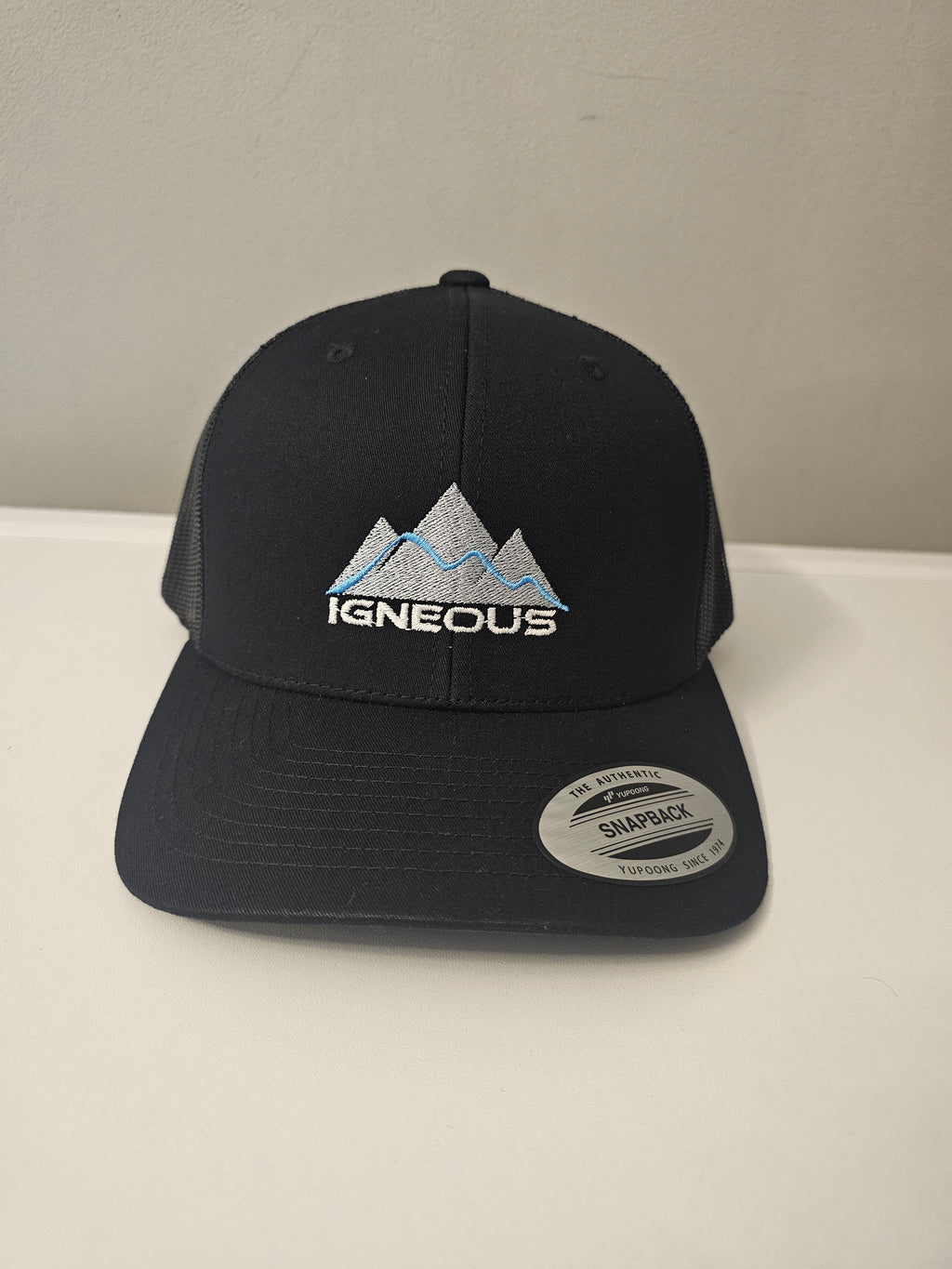 IGNEOUS Mountain Snapback Cap black