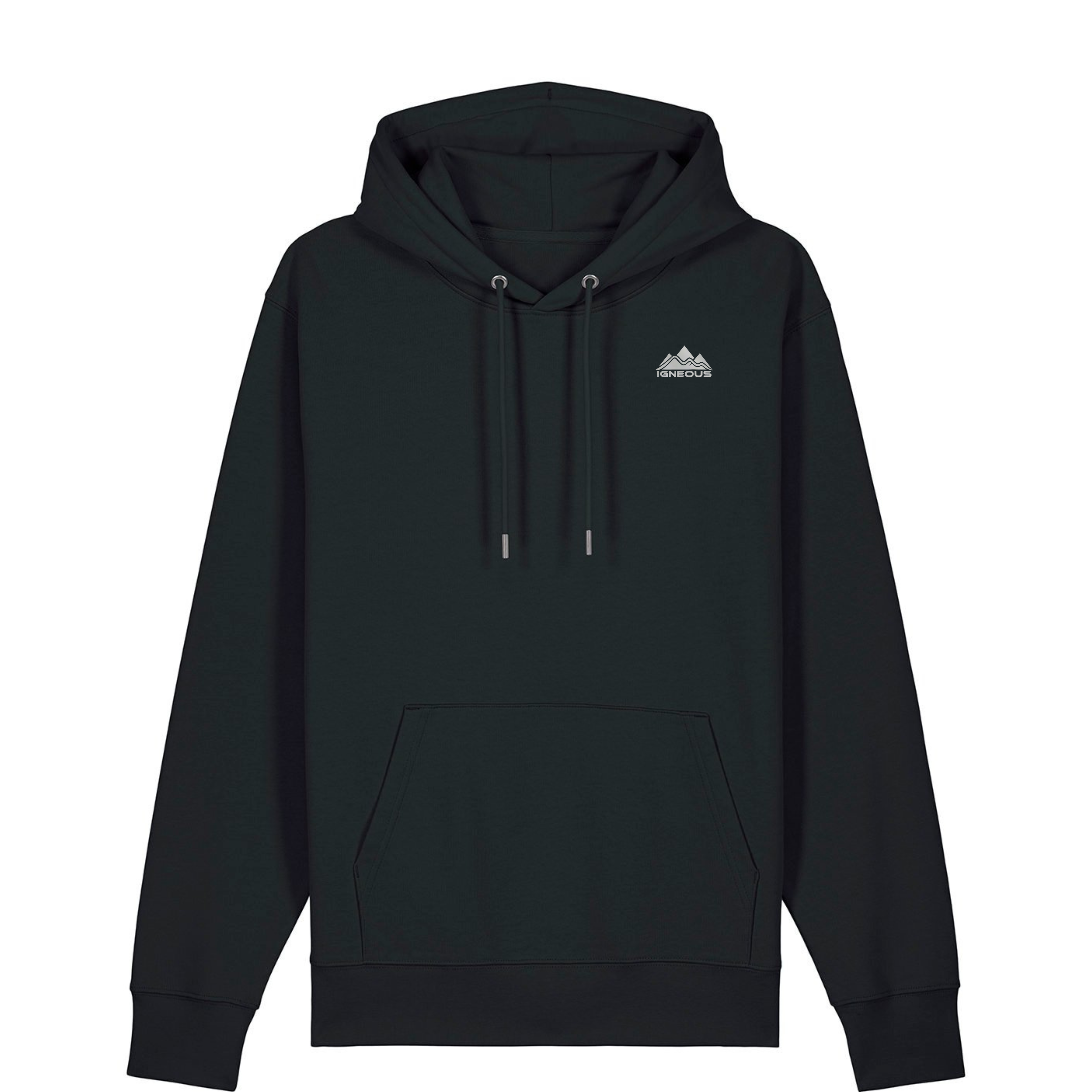 Mens IGNEOUS Core Collection black tracksuit organic cotton