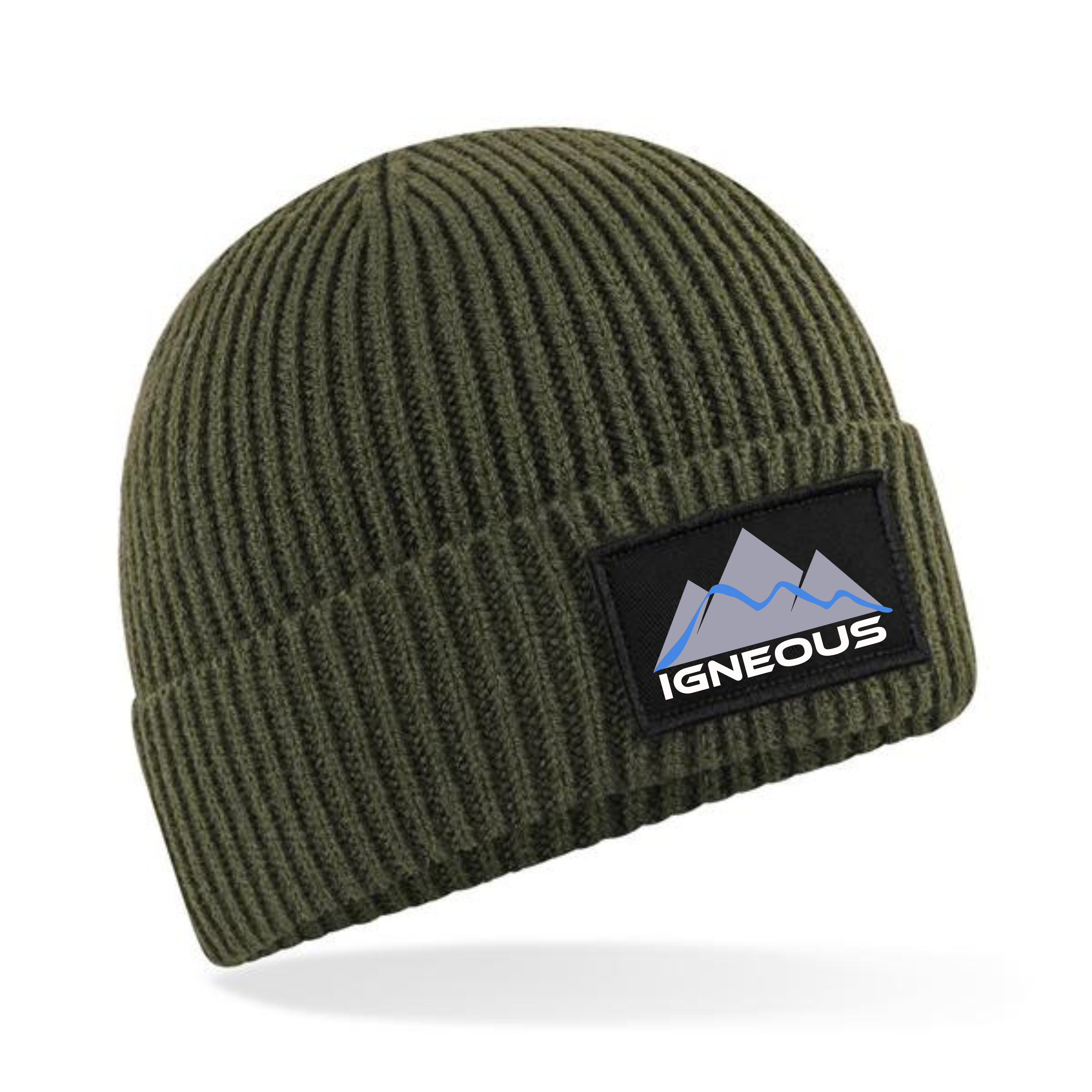 IGNEOUS Ribbed recycled Beanie