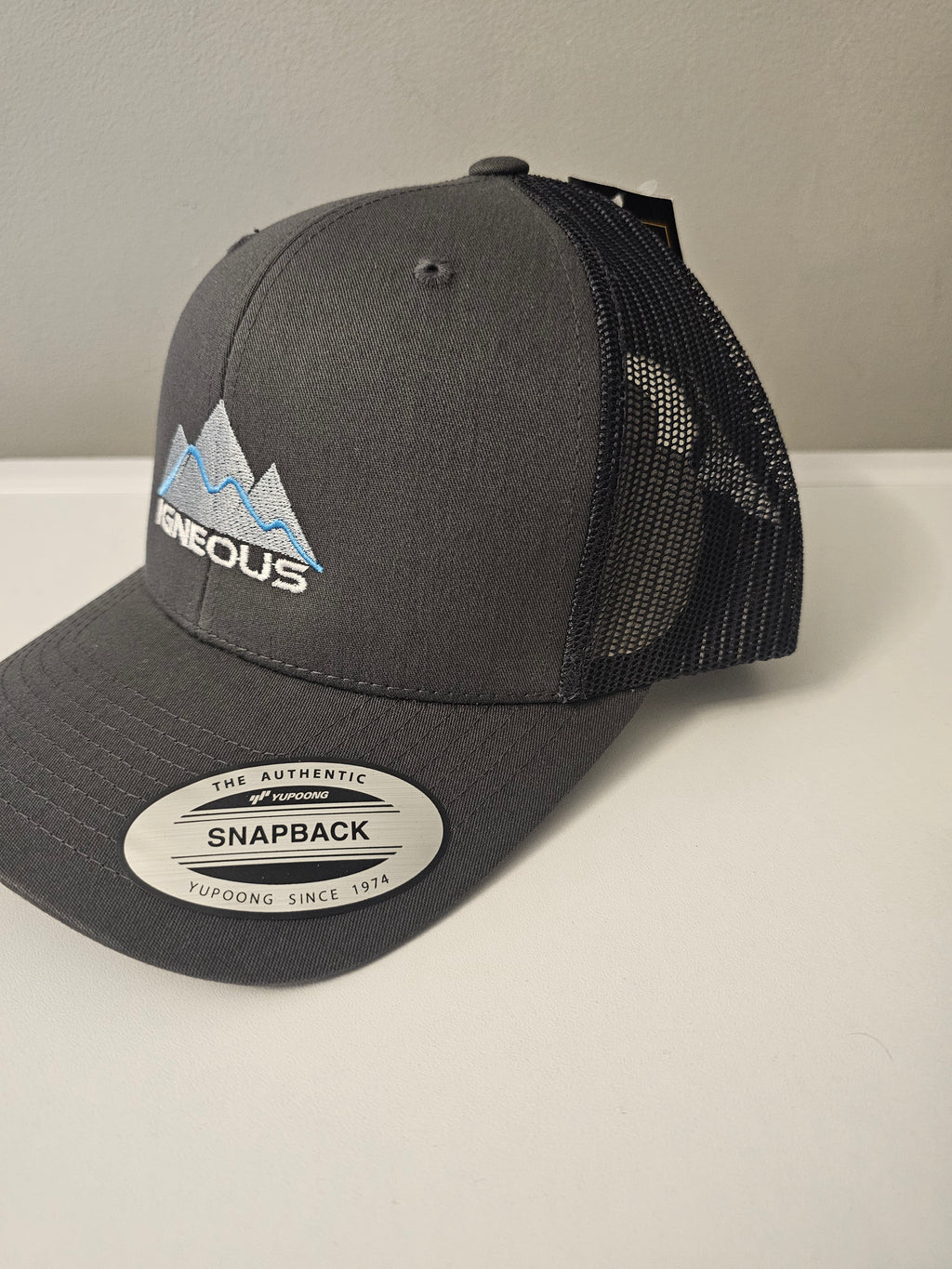 IGNEOUS Mountain Snapback Cap grey