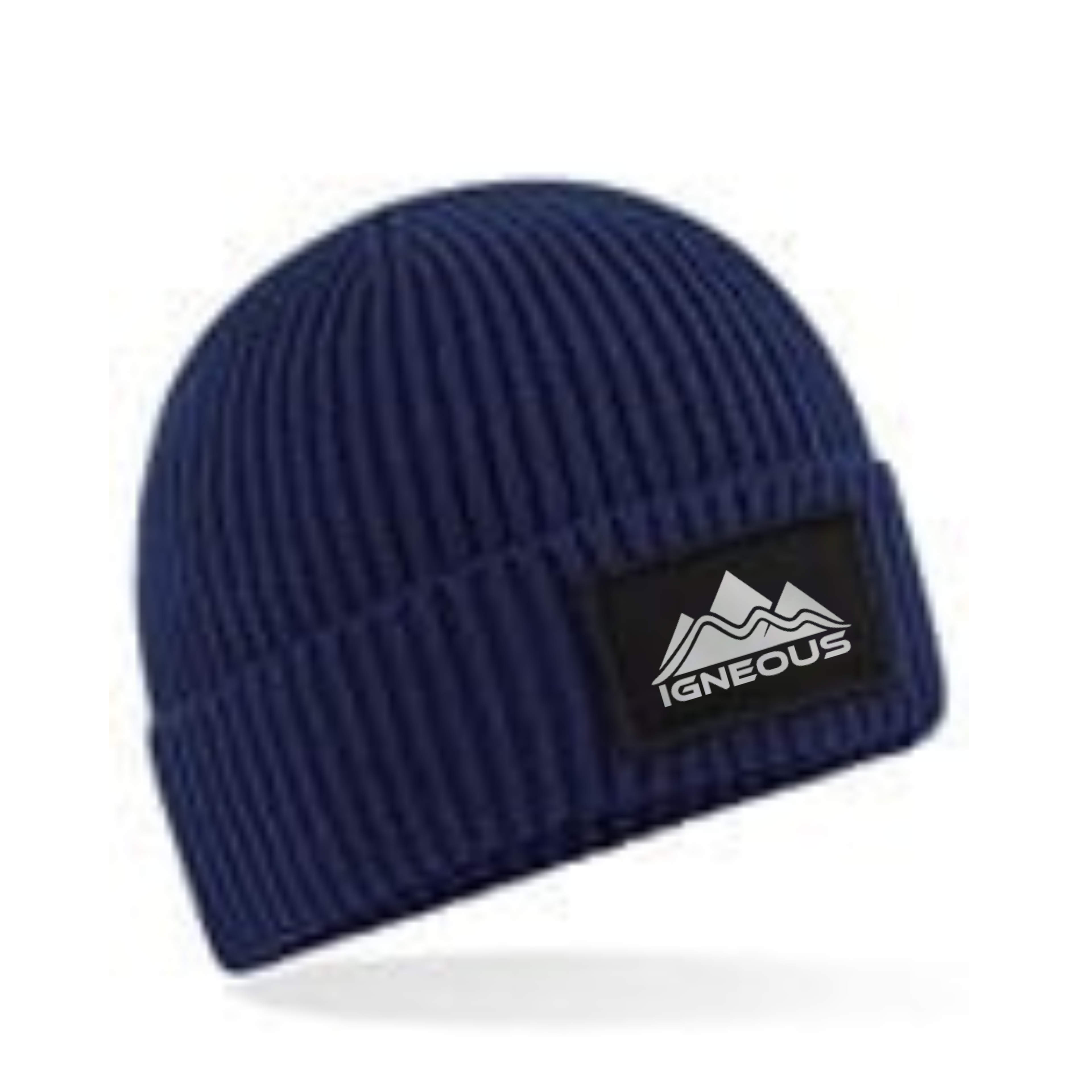 IGNEOUS Ribbed recycled Beanie reflective
