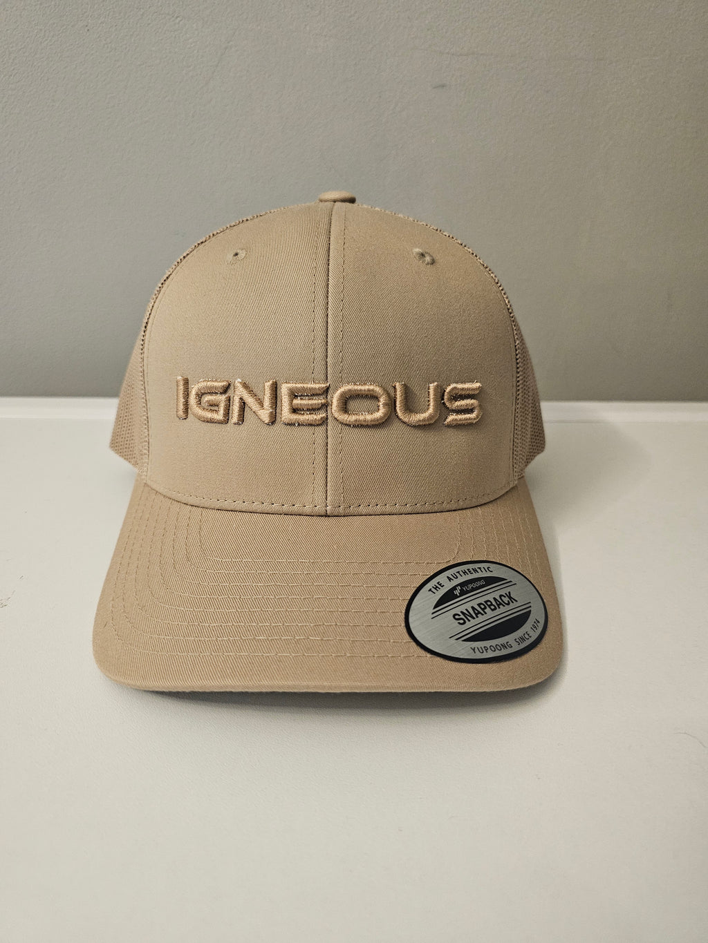 IGNEOUS Snapback Cap cream