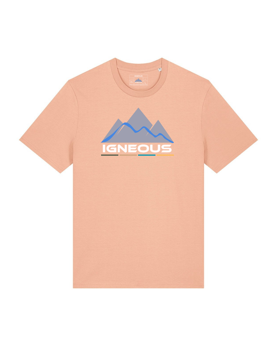 IGNEOUS unisex ORGANIC COTTON T-SHIRT peach