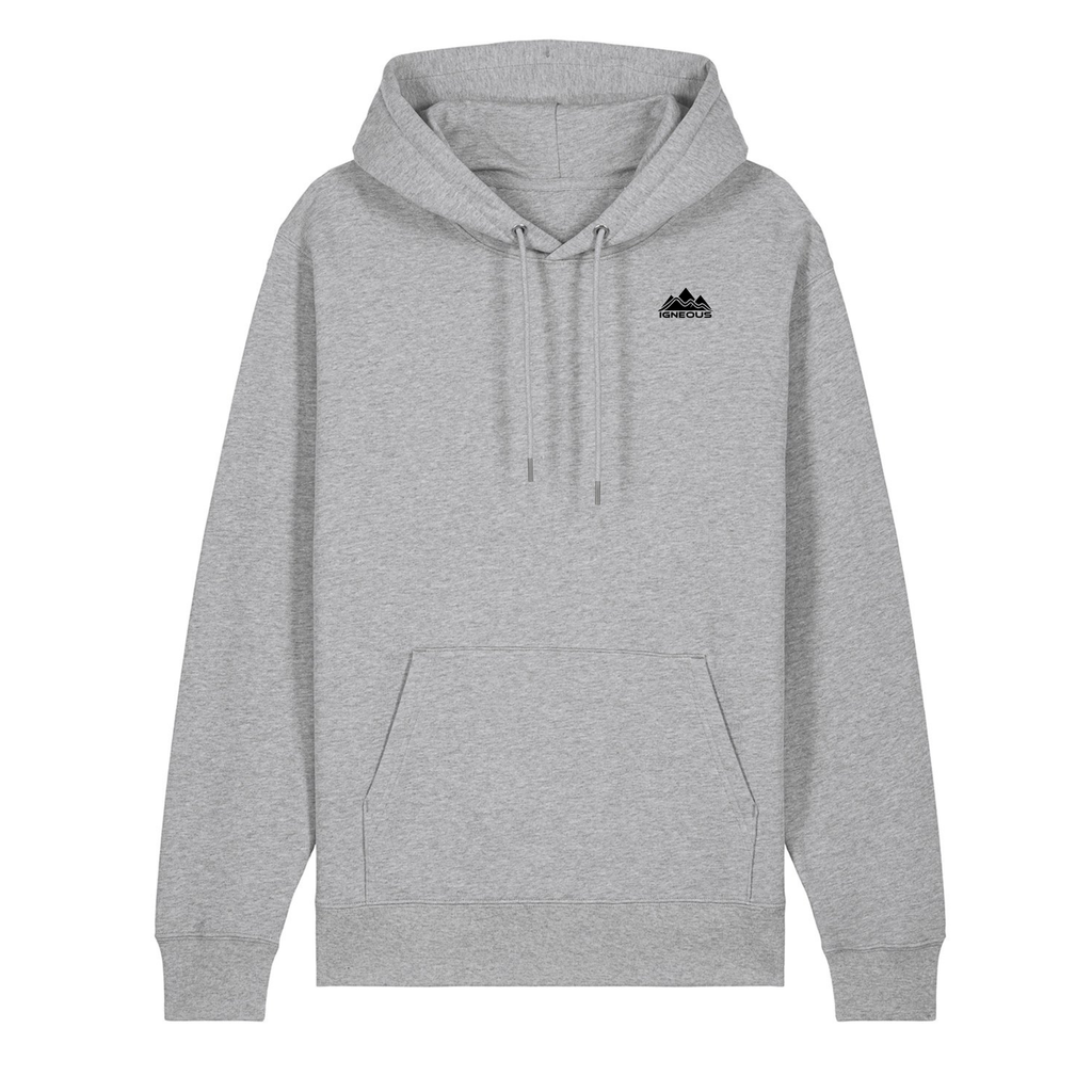 Mens IGNEOUS Core Collection grey tracksuit organic cotton