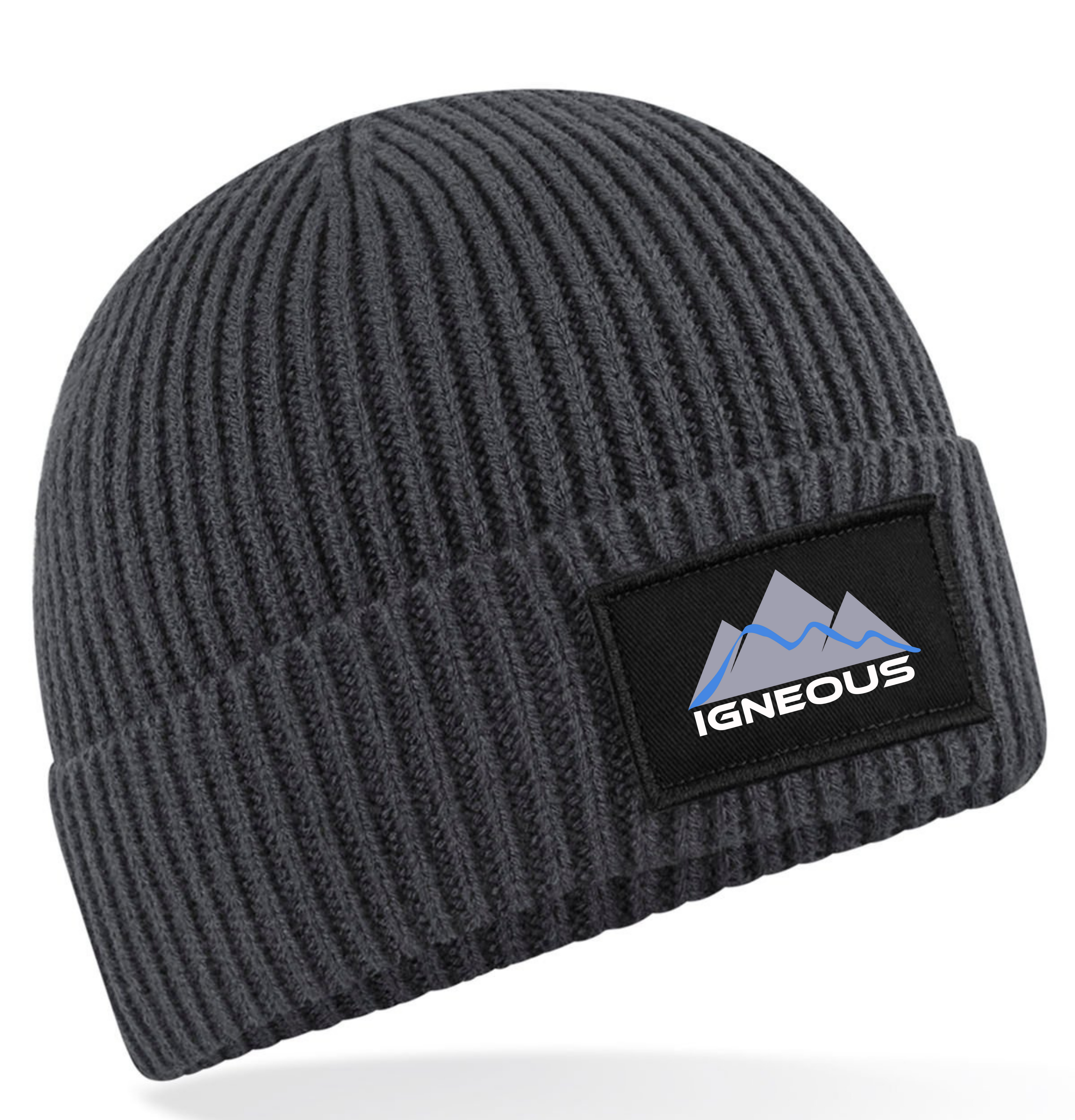 IGNEOUS Ribbed Knit Beanie