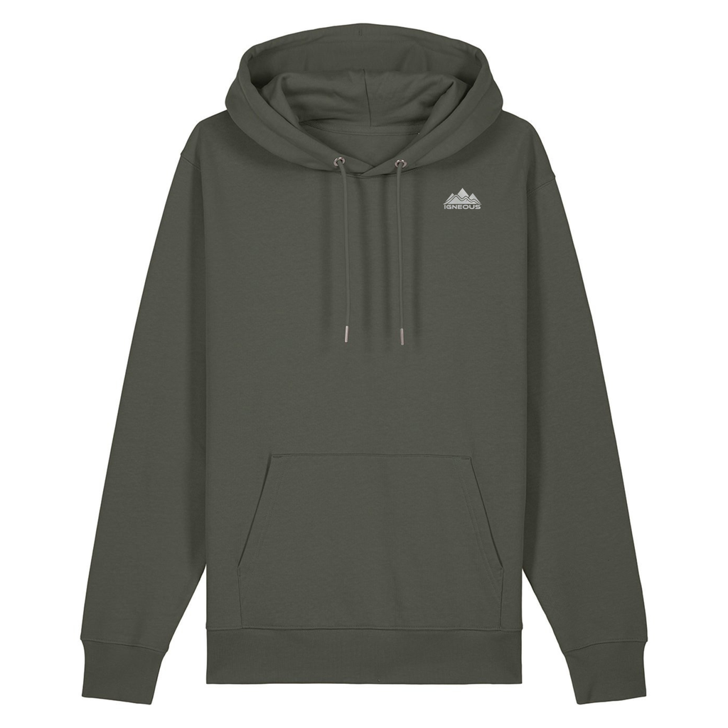Mens IGNEOUS Core Collection green tracksuit organic cotton