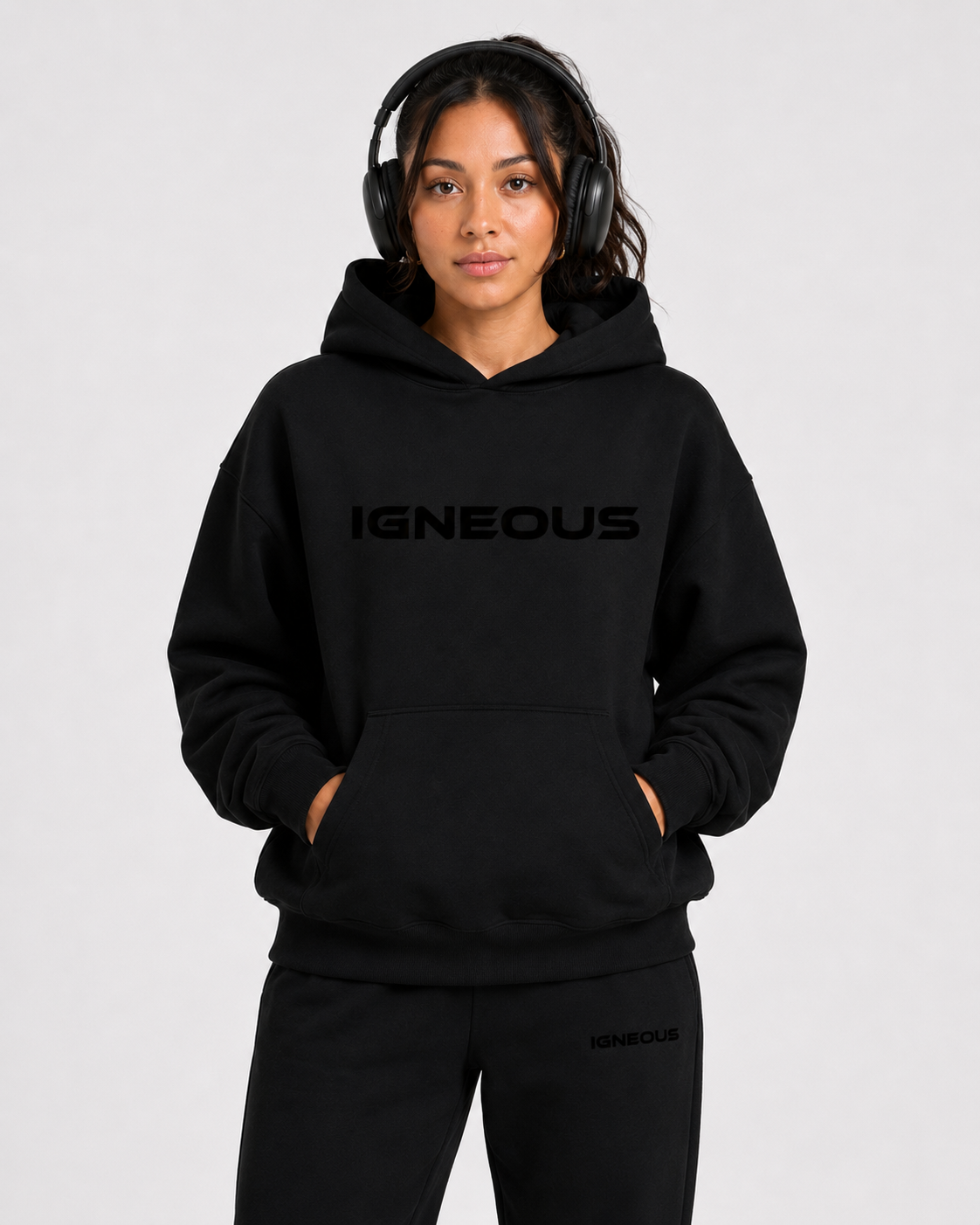 OVERSIZED IGNEOUS HOODIE BLACK